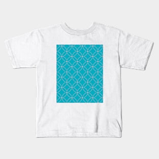 Moroccan Circles Pink & Turquoise Kids T-Shirt